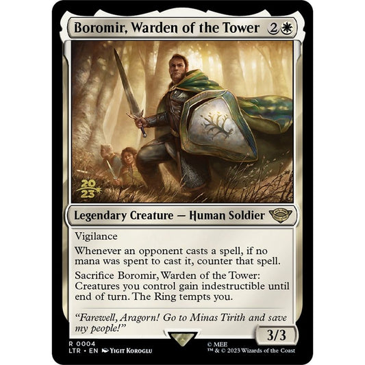 Image for Boromir, Warden of the Tower (4) (PRE) - Magic: The Gathering