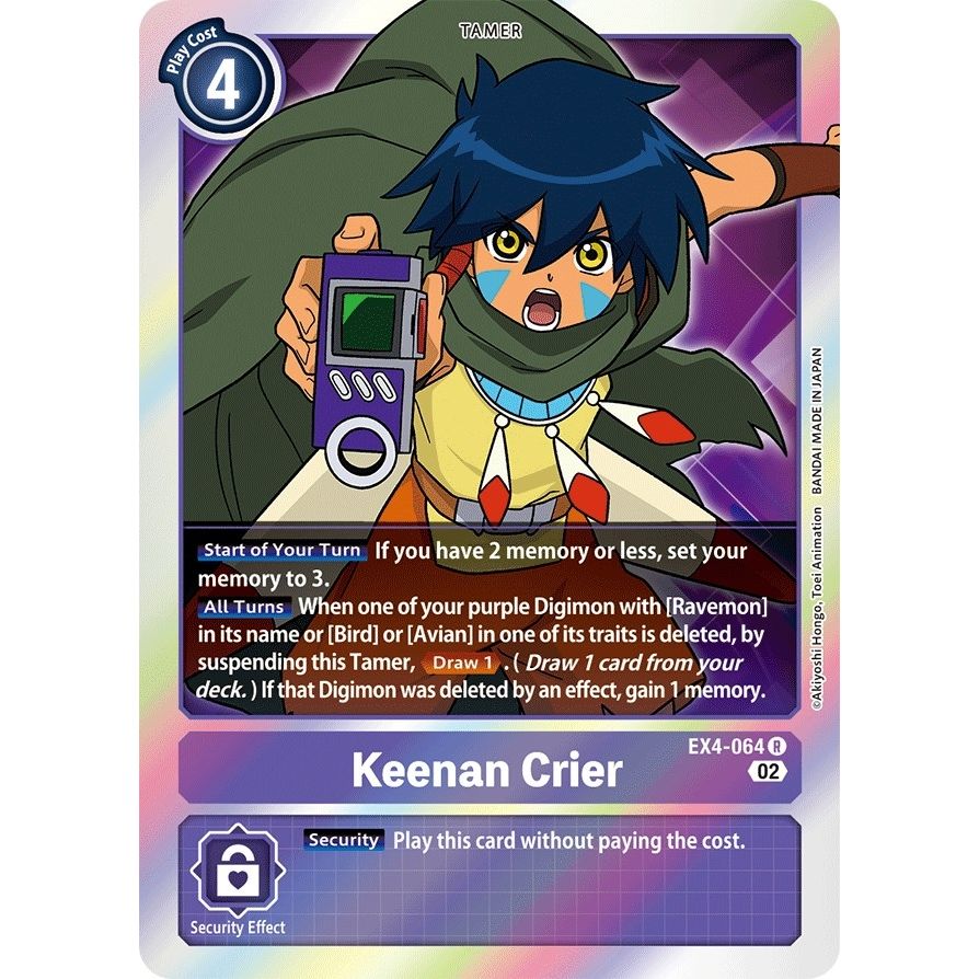 Image for Keenan Crier (EX4-064 R) (EX04) - Digimon Card Game