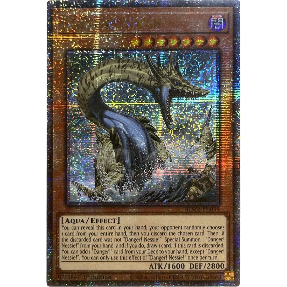 Image for Danger! Nessie! (Quarter Century Secret Rare) (BLMR-EN059) (BLMR) - YuGiOh