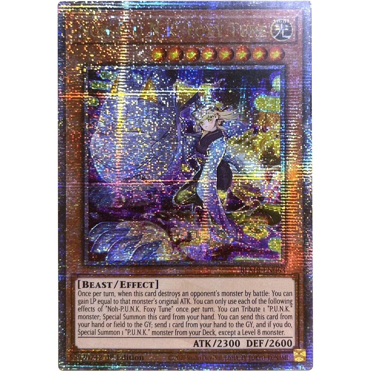 Image for Noh-P.U.N.K. Foxy Tune (Quarter Century Secret Rare) (BLMR-EN063) (BLMR) - YuGiOh