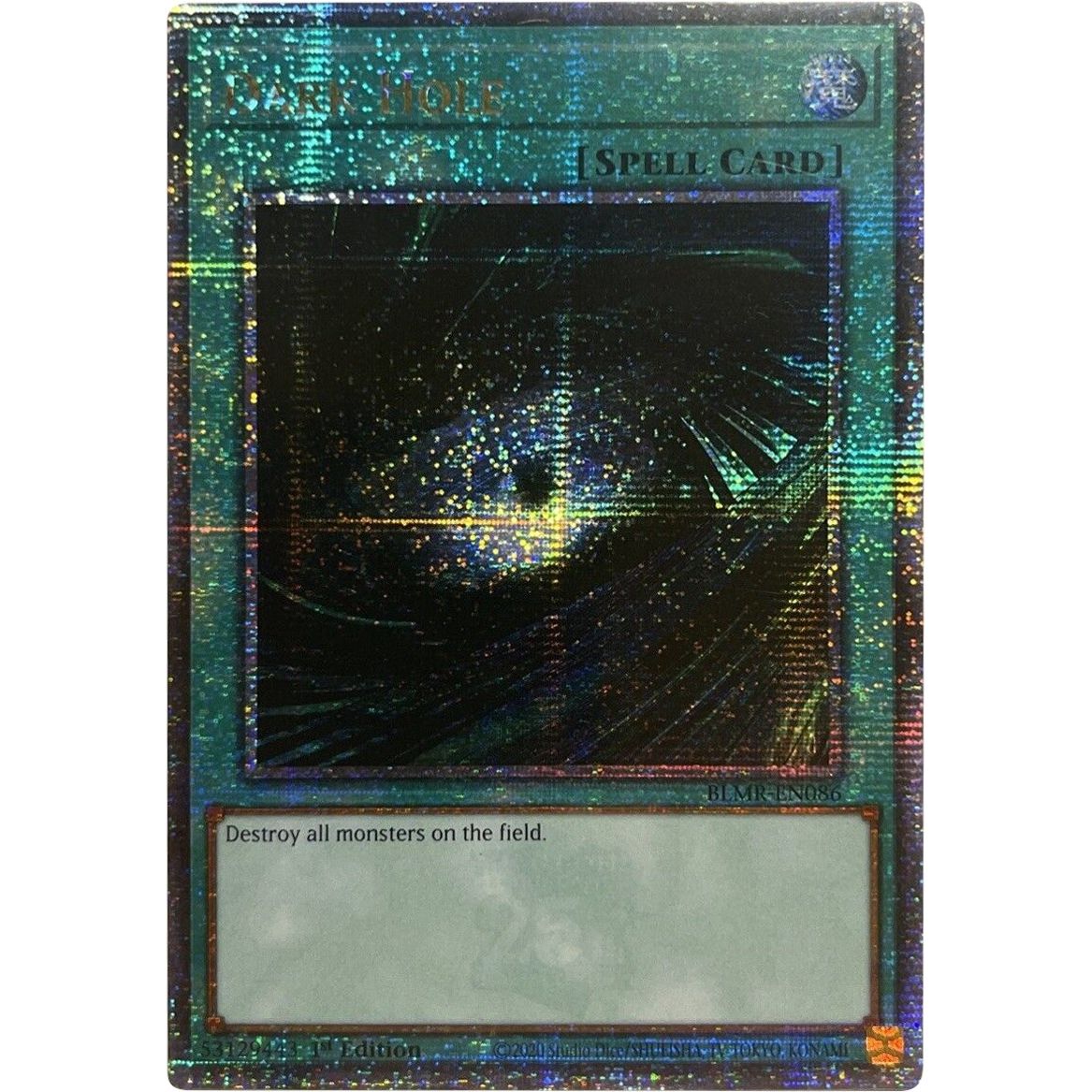 Image for Dark Hole (Quarter Century Secret Rare) (BLMR-EN086) (BLMR) - YuGiOh