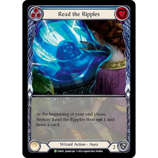 Image for Read the Ripples (Blue) - FAB092 (FAB092) (PR) - Flesh and Blood TCG