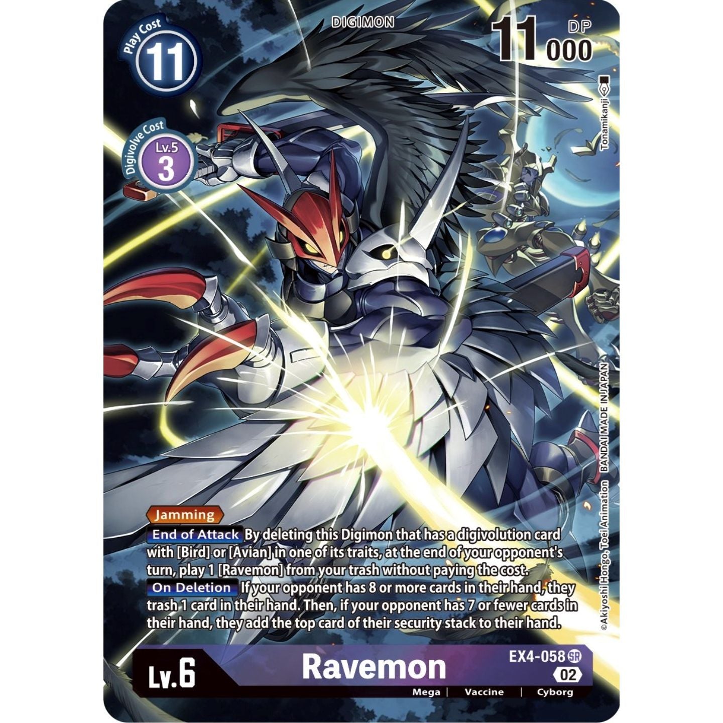 Image for Ravemon (Alternate Art) (EX4-058 SR) (EX04) - Digimon Card Game