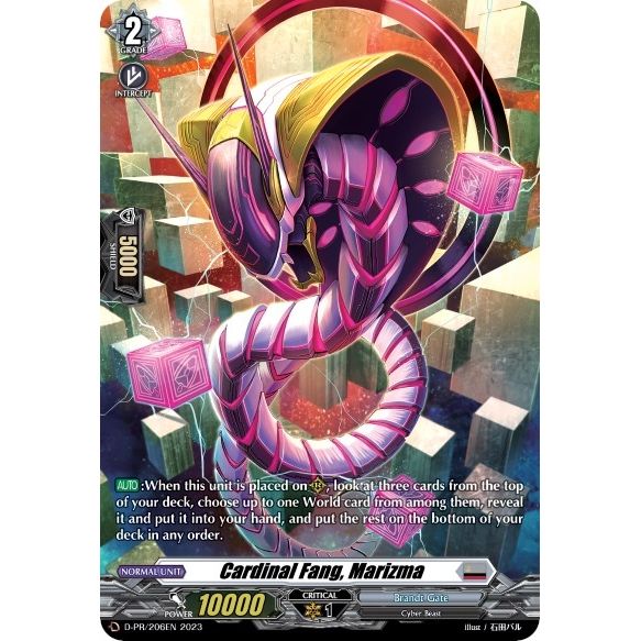 Image for Cardinal Fang, Marizma (206) (D-PR/206EN) (D-PR) - Cardfight Vanguard