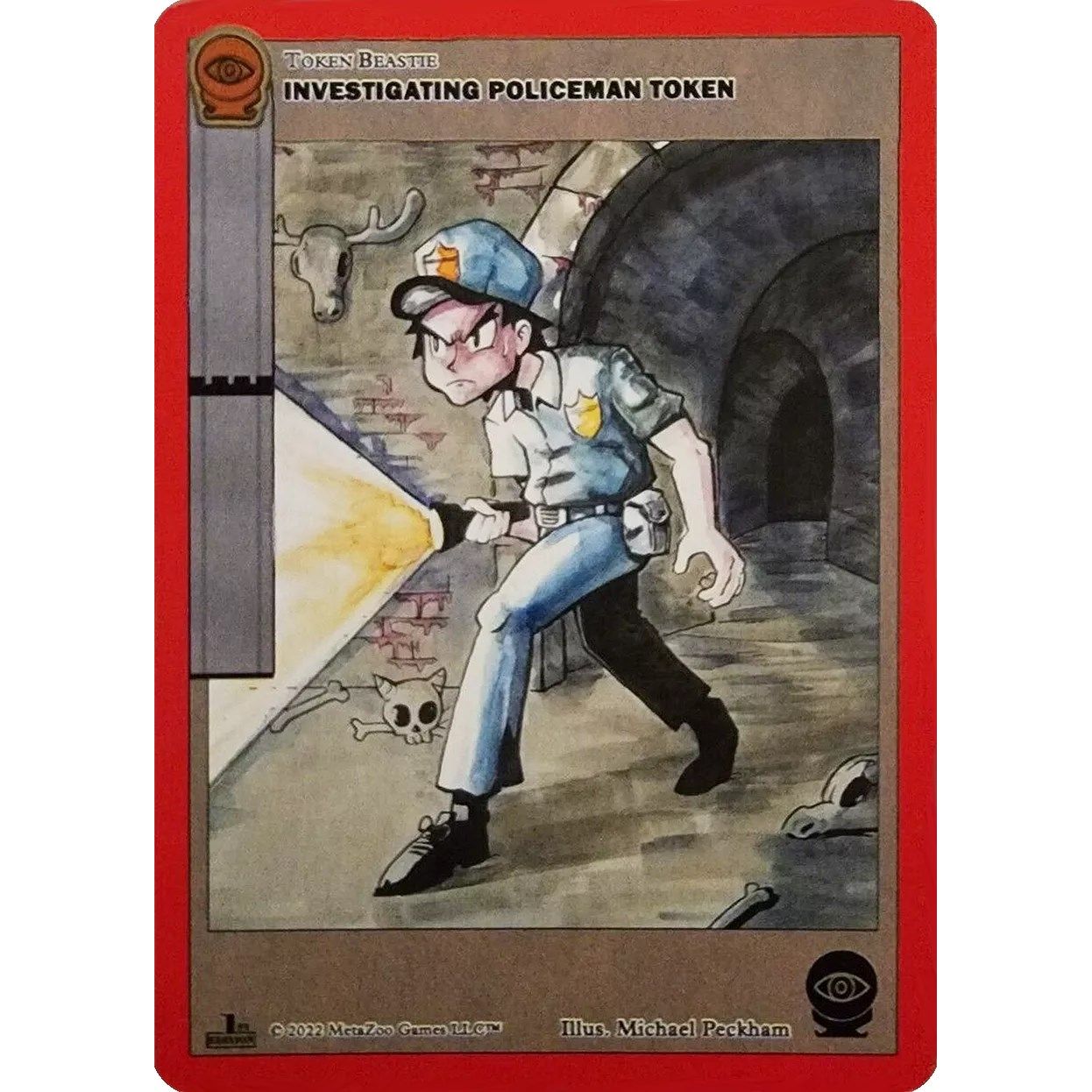 Image for Investigating Policeman Token (SCE1E) - MetaZoo