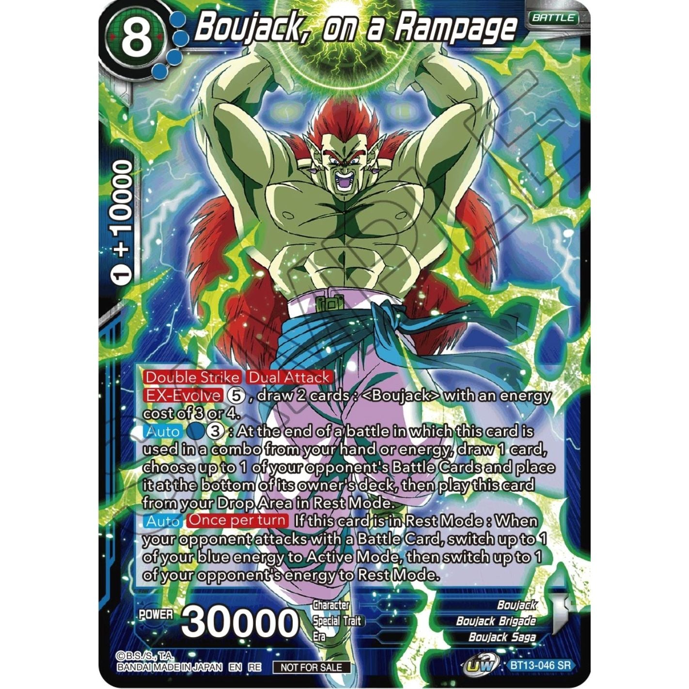 Image for Boujack, On a Rampage (Championship Selection Pack 2023 Vol.2) (Silver Foil) (BT13-046) (TPR) - Dragon Ball Super: Masters