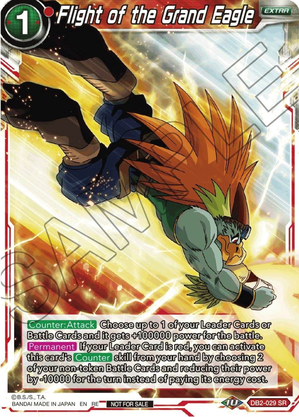 Image for Flight of the Grand Eagle (Championship Selection Pack 2023 Vol.2) (Silver Foil) (DB2-029) (TPR) - Dragon Ball Super: Masters