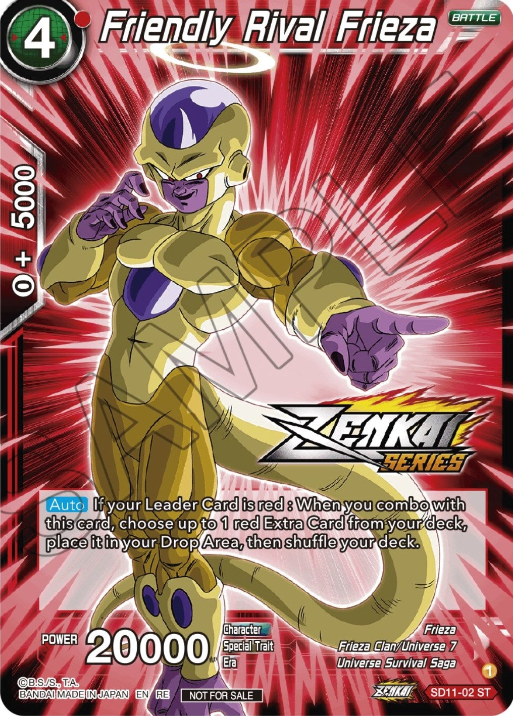 Image for Friendly Rival Frieza (Event Pack 12) (SD11-02) (TPR) - Dragon Ball Super: Masters