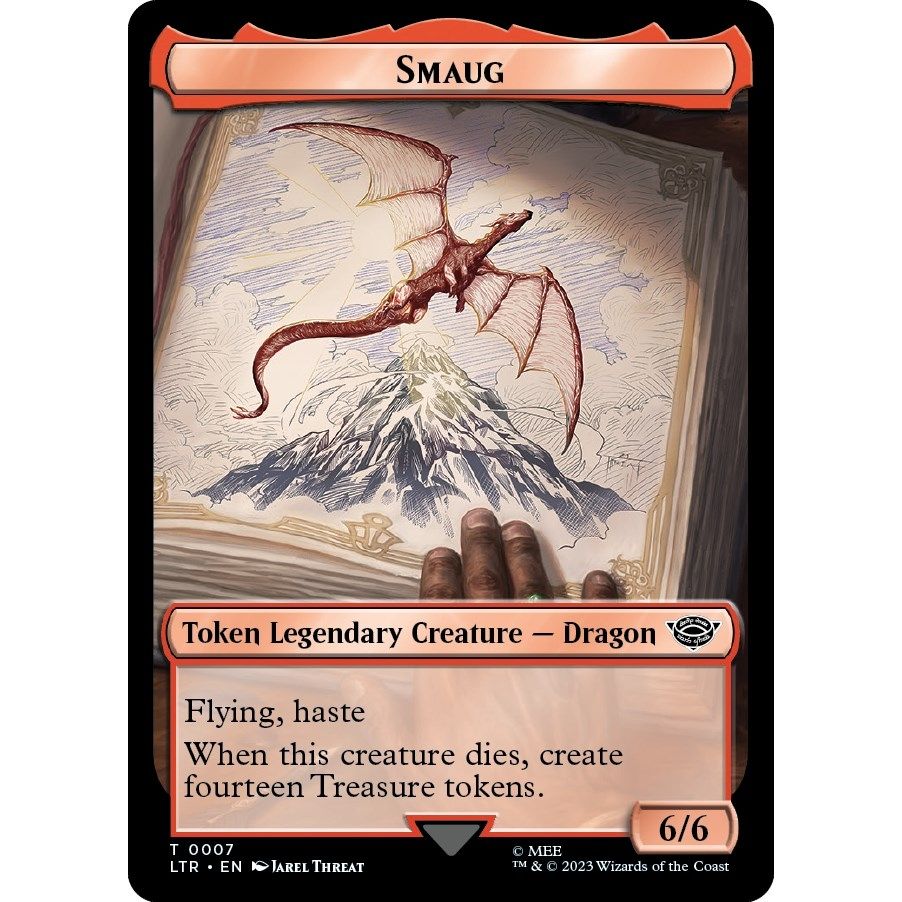 Image for Smaug // Food (0009) Double-Sided Token (7 // 9) (LTR) - Magic: The Gathering
