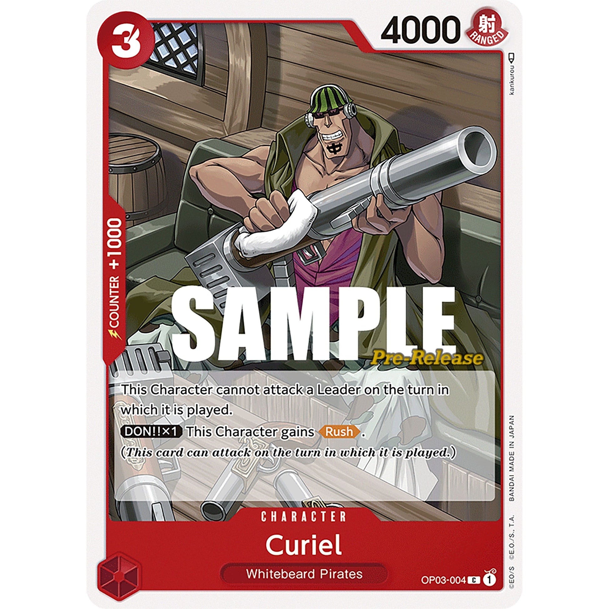 Image for Curiel (OP03-004) (OP03 PRE) - One Piece Card Game