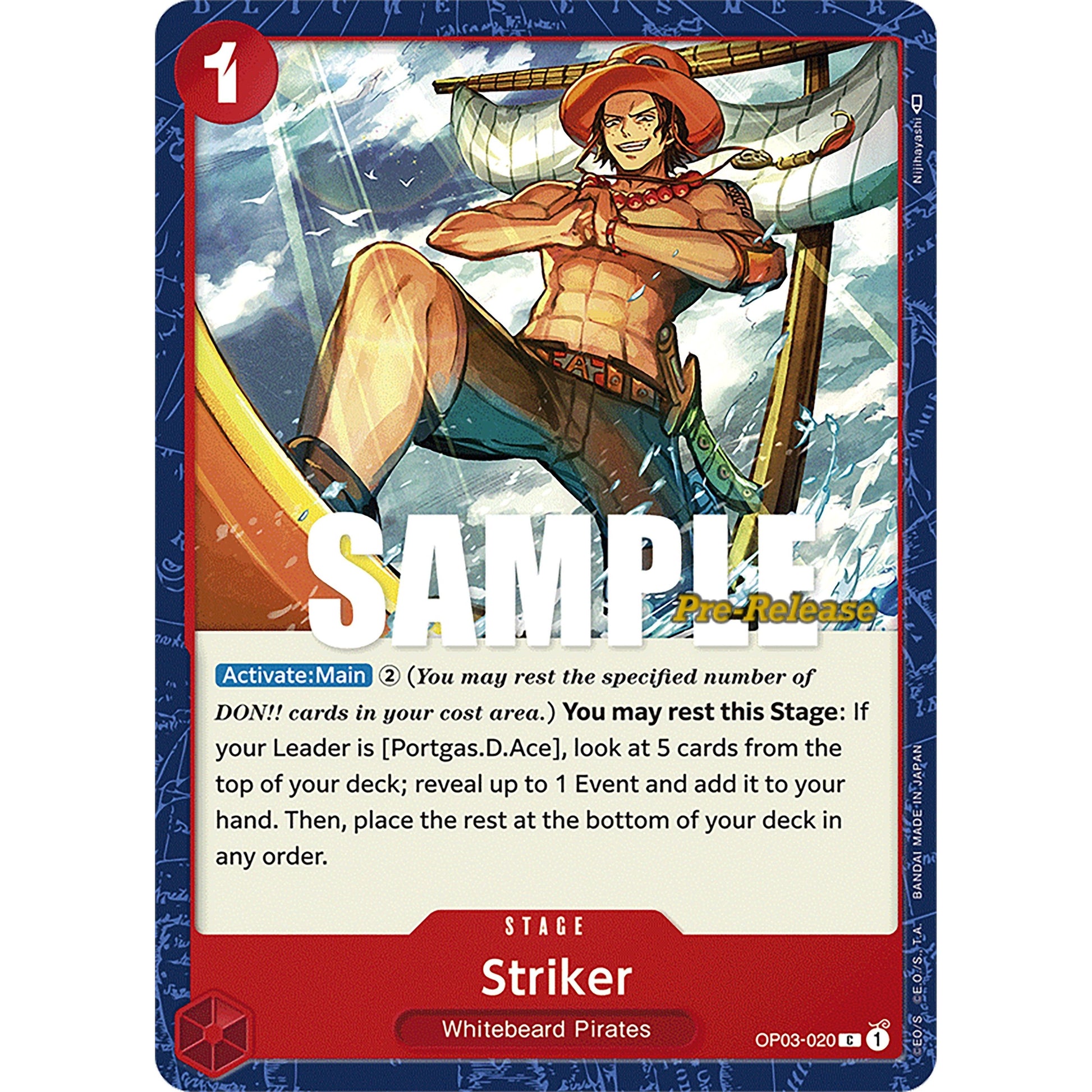 Image for Striker (OP03-020) (OP03 PRE) - One Piece Card Game