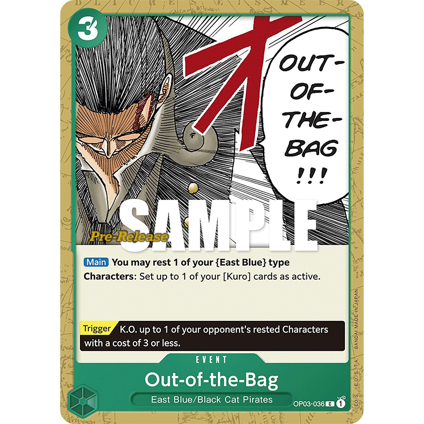 Image for Out-of-the-Bag (OP03-036) (OP03 PRE) - One Piece Card Game