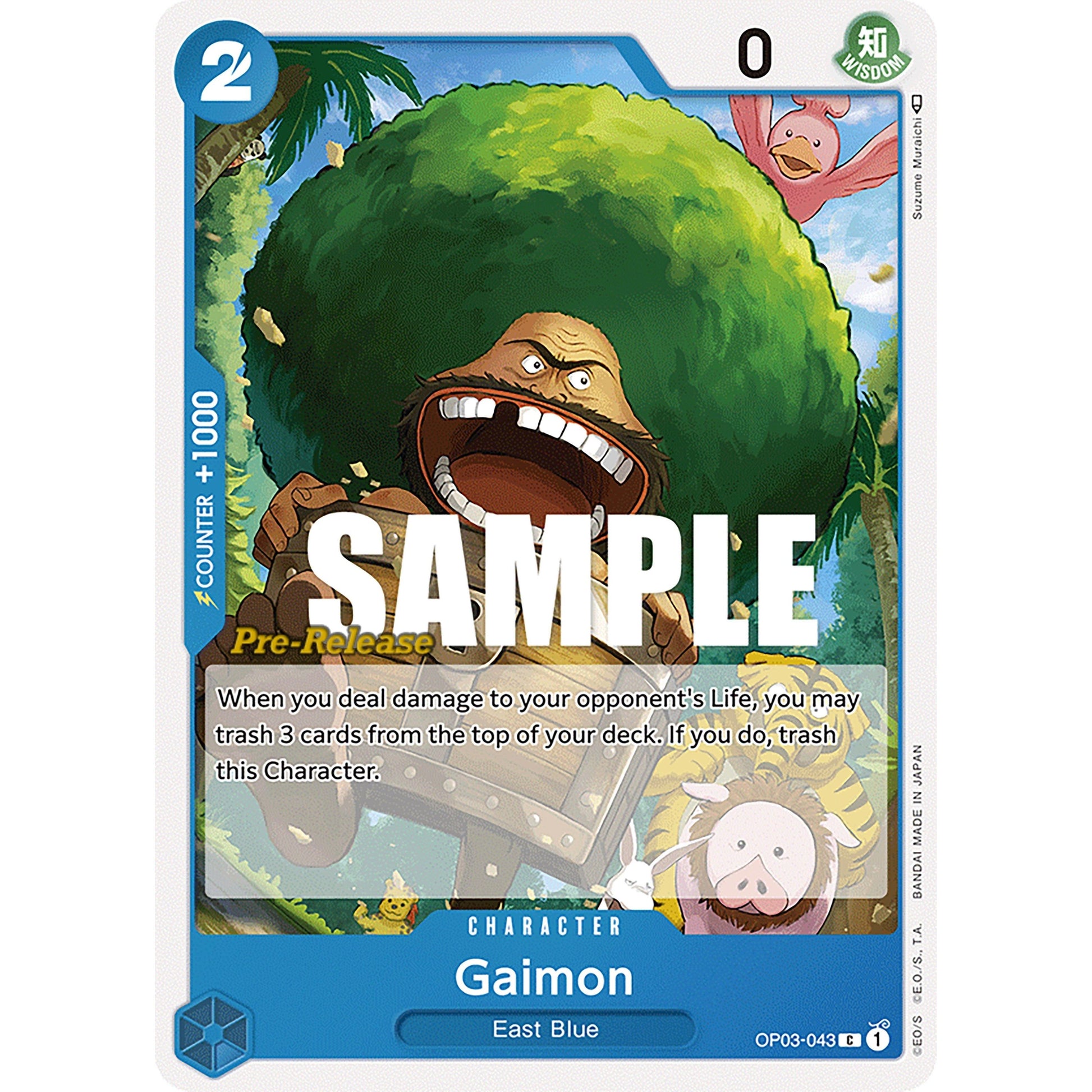 Image for Gaimon (OP03-043) (OP03 PRE) - One Piece Card Game