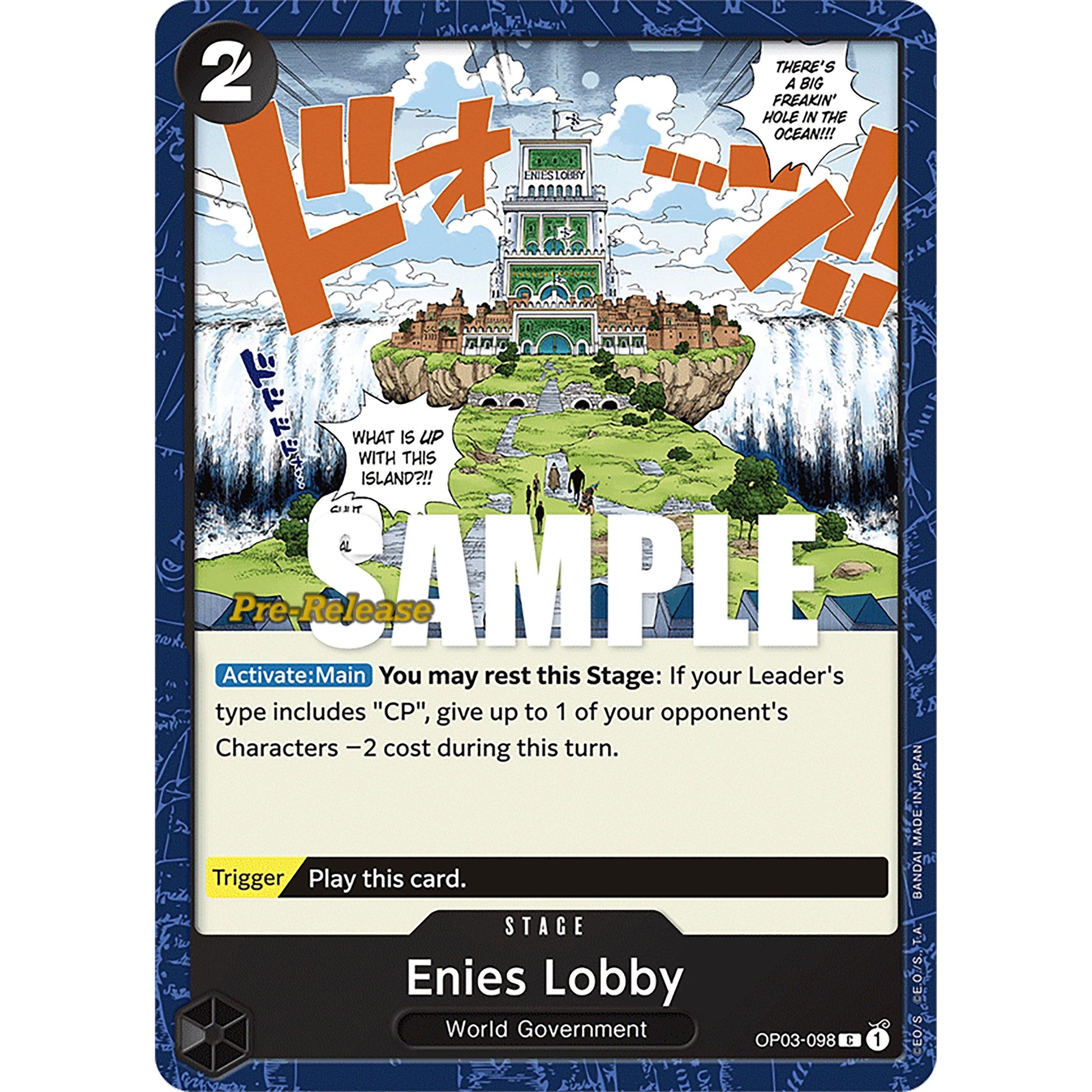 Image for Enies Lobby (OP03-098) (OP03 PRE) - One Piece Card Game