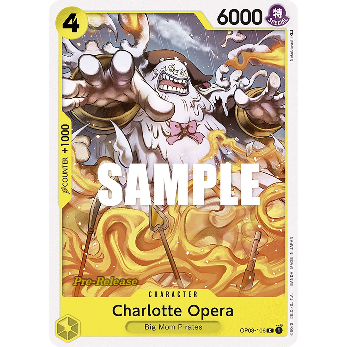 Image for Charlotte Opera (OP03-106) (OP03 PRE) - One Piece Card Game