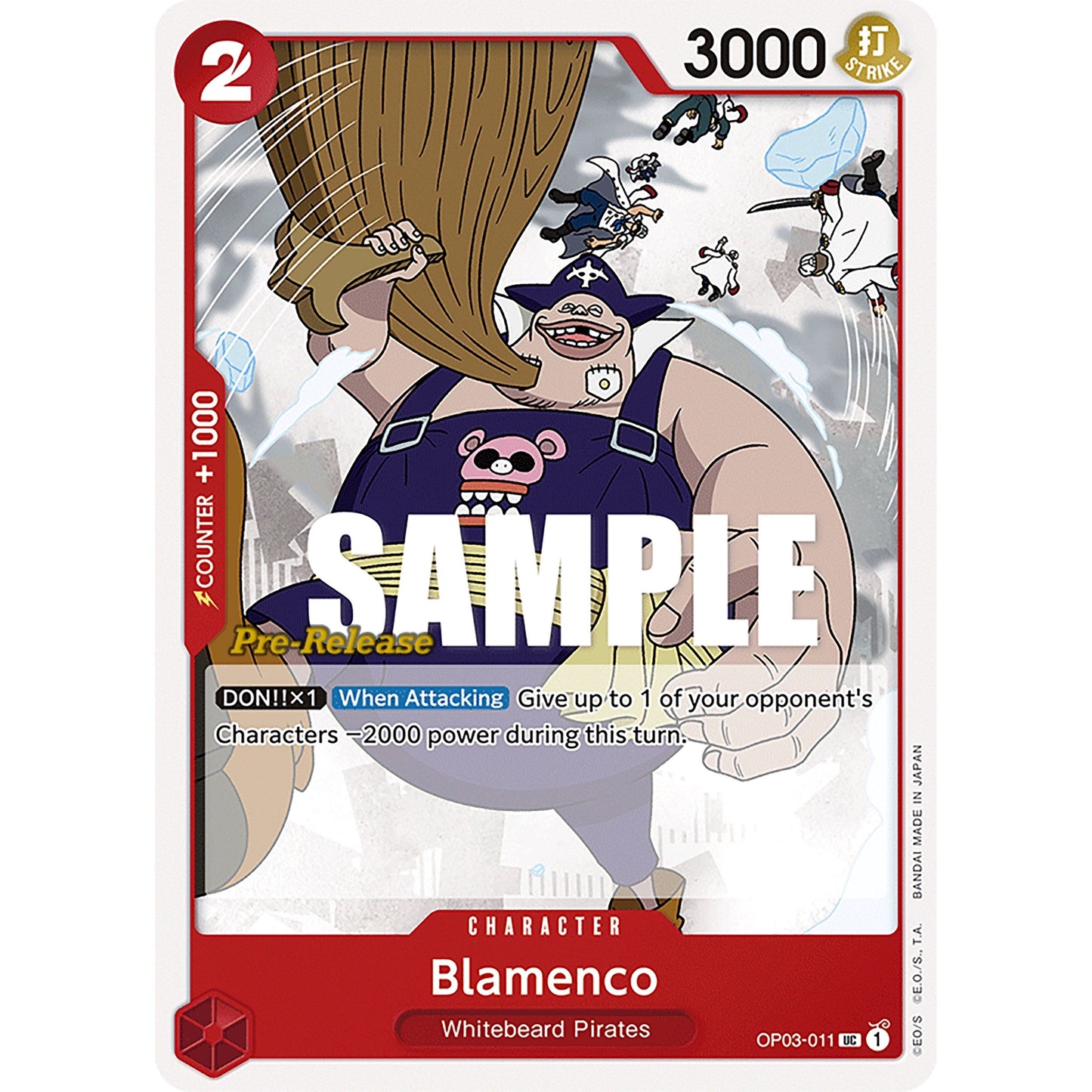 Image for Blamenco (OP03-011) (OP03 PRE) - One Piece Card Game