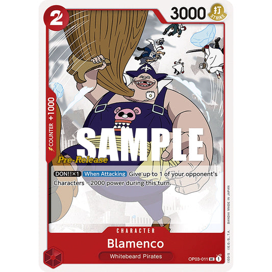 Image for Blamenco (OP03-011) (OP03 PRE) - One Piece Card Game