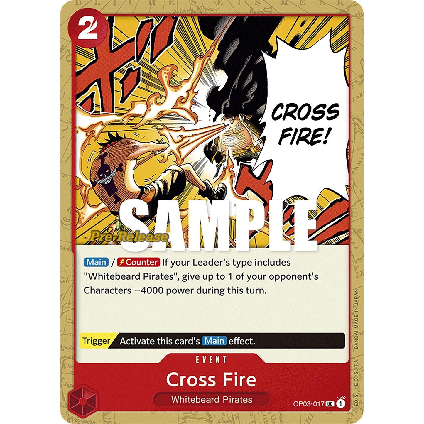 Image for Cross Fire (OP03-017) (OP03 PRE) - One Piece Card Game