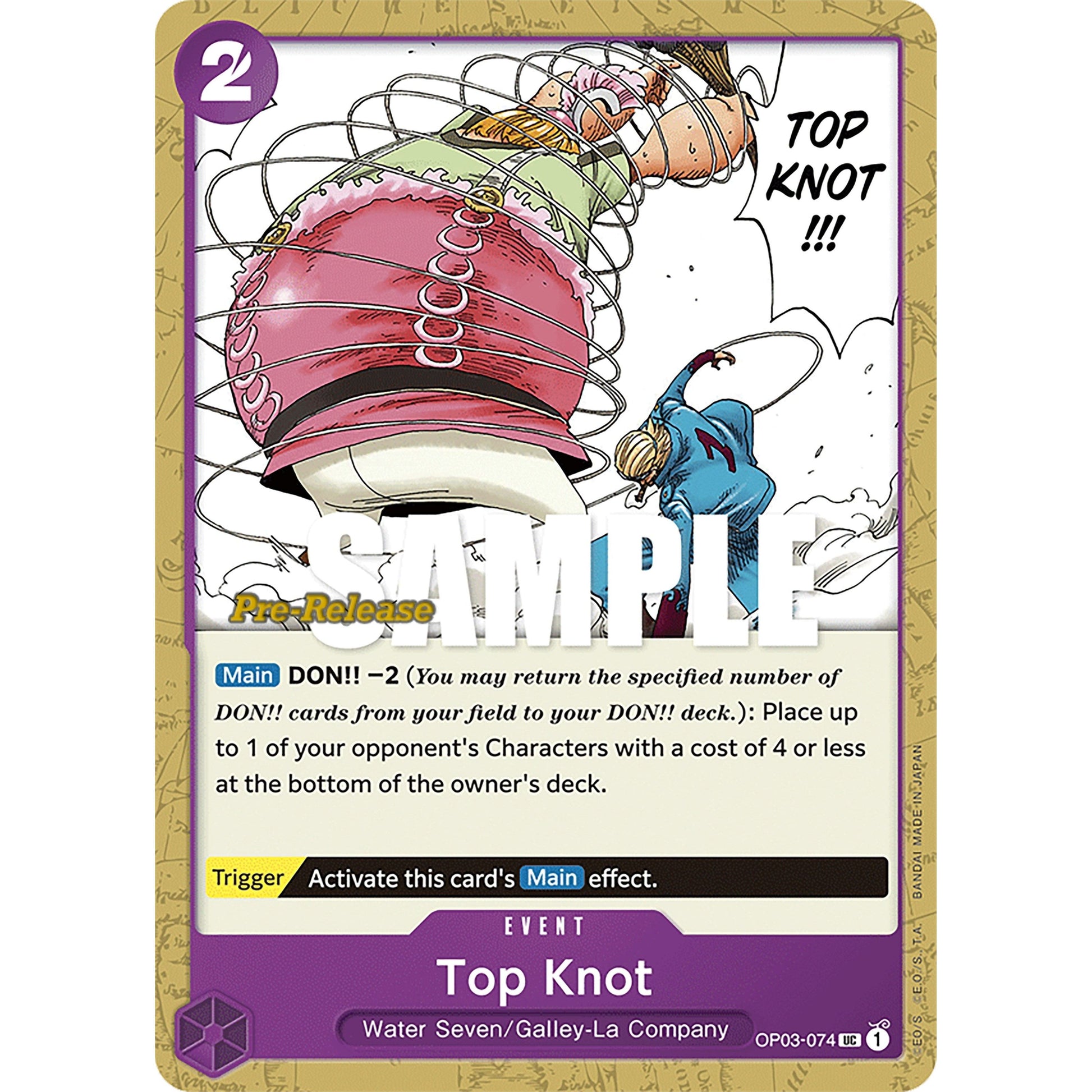 Image for Top Knot (OP03-074) (OP03 PRE) - One Piece Card Game