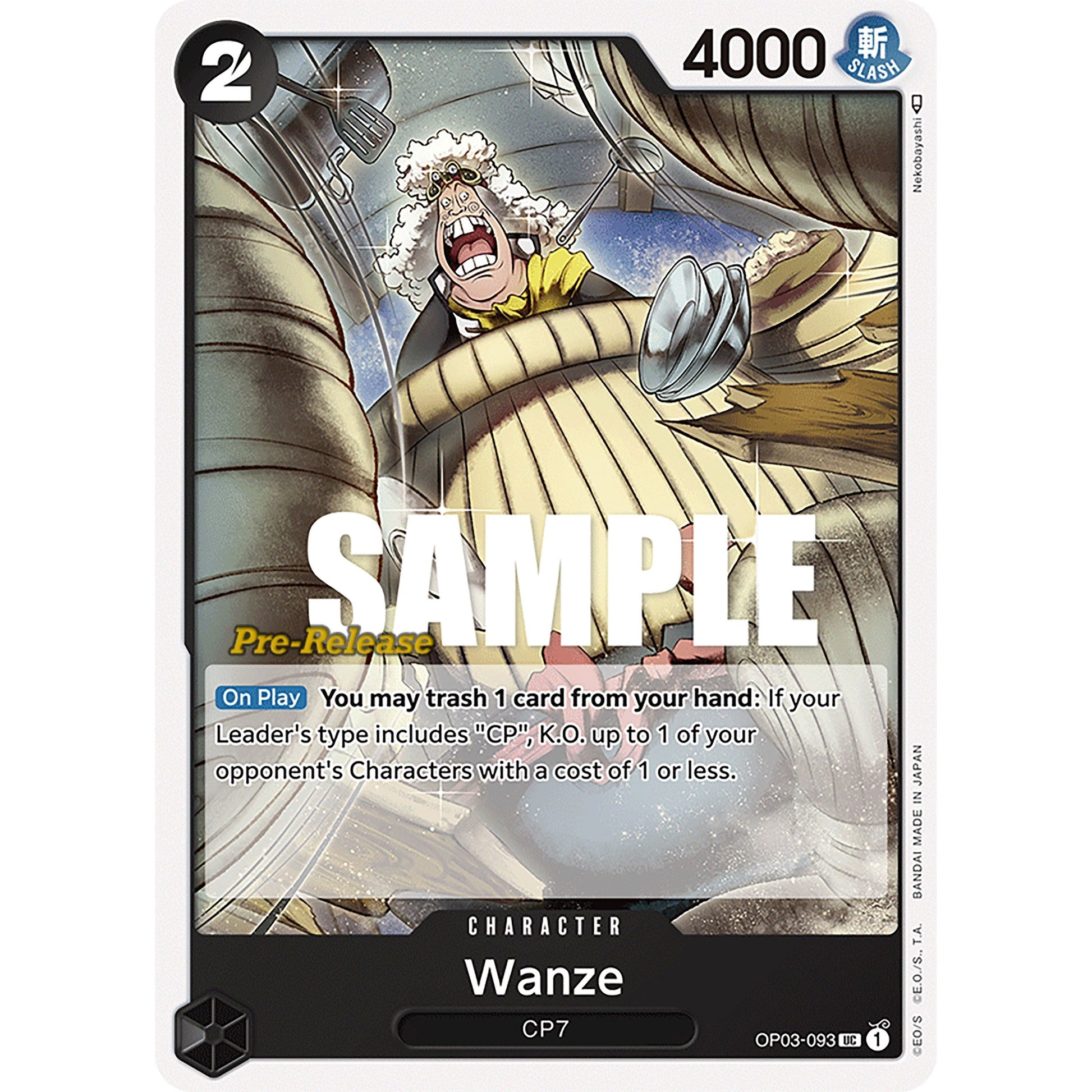 Image for Wanze (OP03-093) (OP03 PRE) - One Piece Card Game