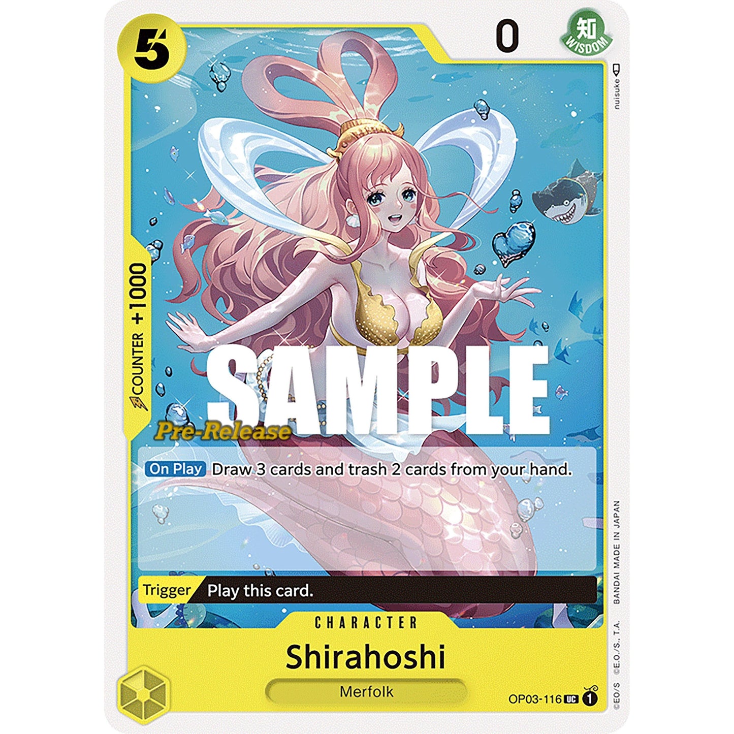 Image for Shirahoshi (OP03-116) (OP03 PRE) - One Piece Card Game