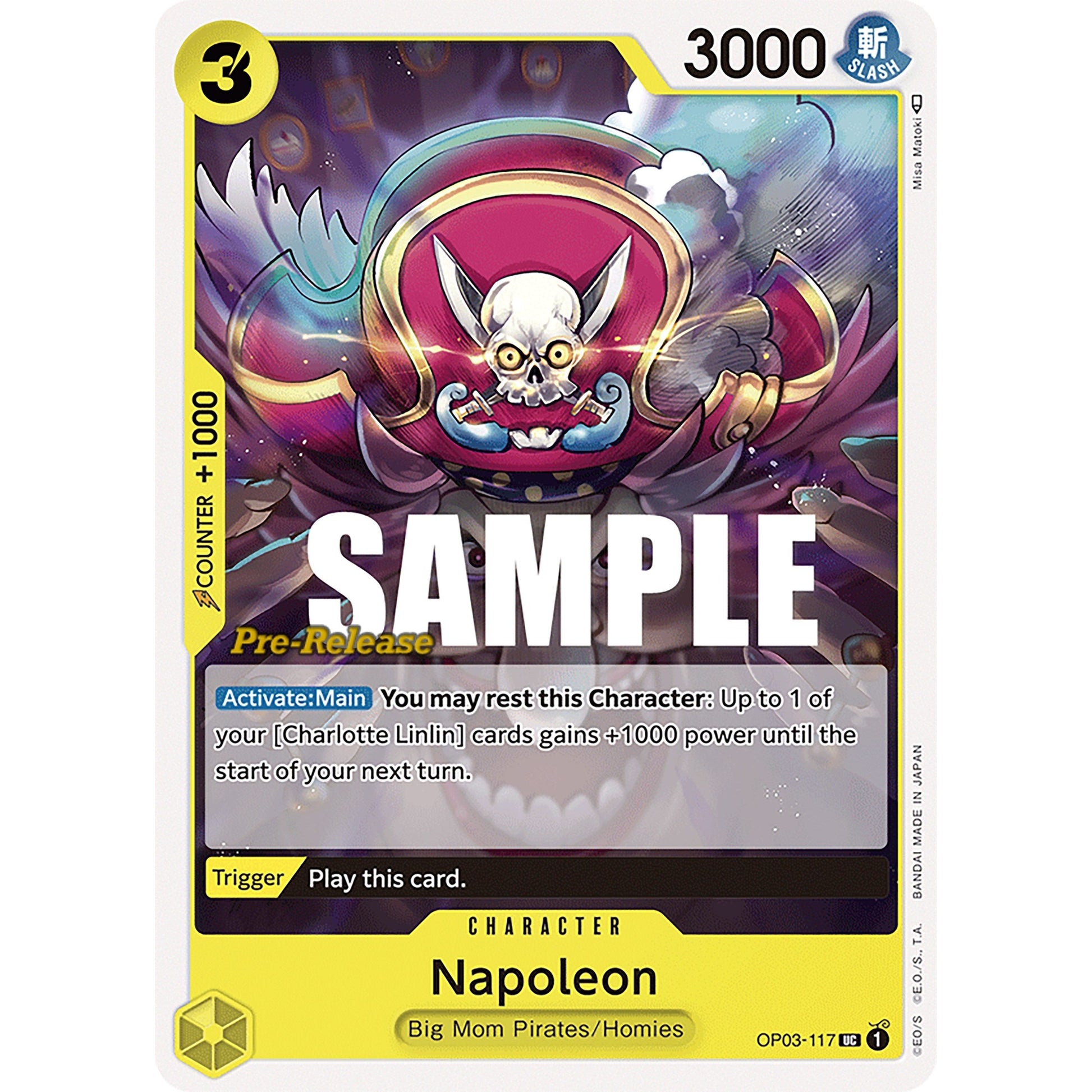Image for Napoleon (OP03-117) (OP03 PRE) - One Piece Card Game