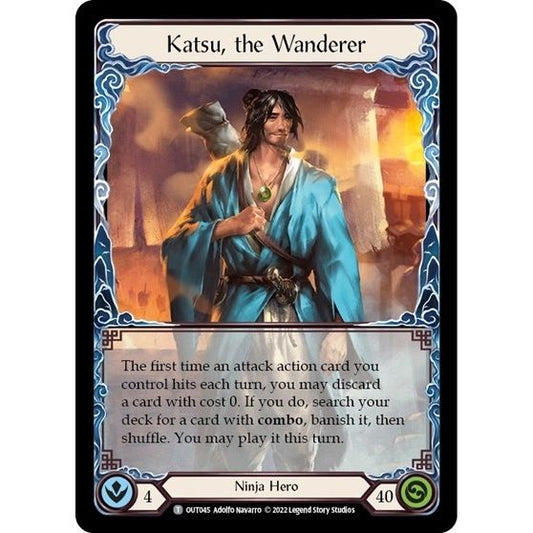 Image for Katsu, the Wanderer // Ponder (OUT045 // OUT237) (OUT) - Flesh and Blood TCG