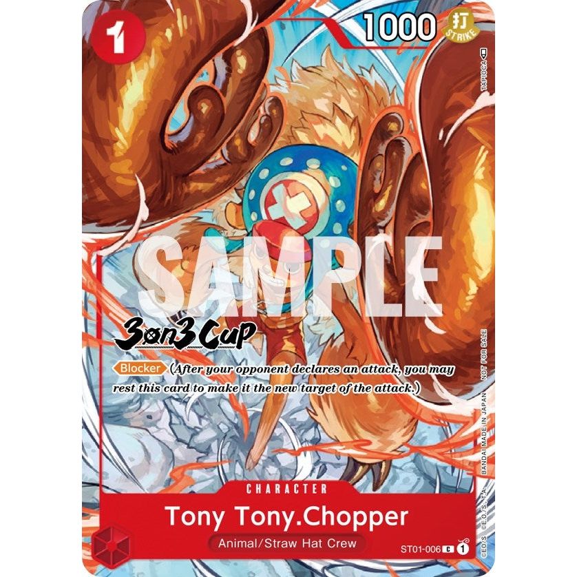 Image for Tony Tony.Chopper (3-on-3 Cup) [Participant] (ST01-006) (OP-PR) - One Piece Card Game
