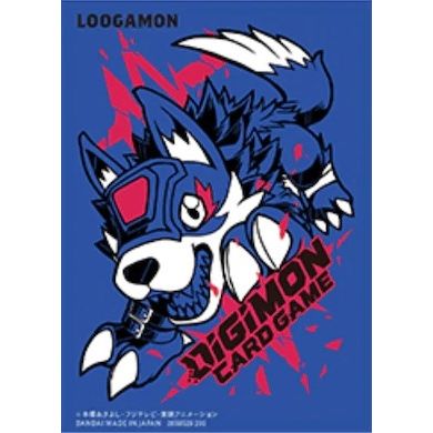 Image for Digimon Card Game Official Sleeves - Digimon Loogamon Card Sleeves 2023 (60-Pack) - Card Sleeves