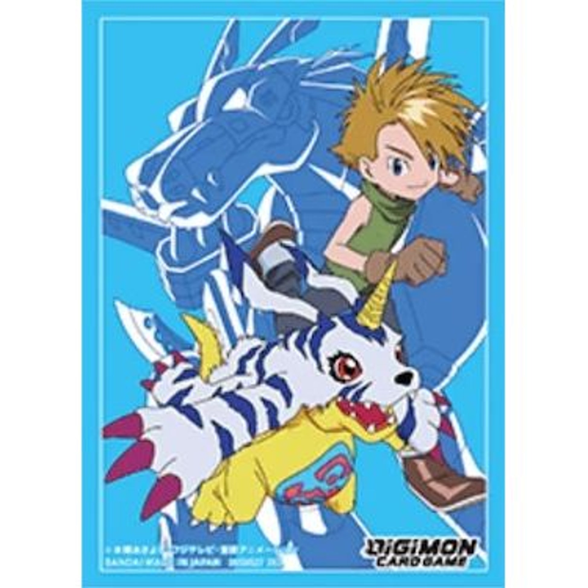 Image for Digimon Card Game Official Sleeves - Digimon Matt Ishida & Gabumon Card Sleeves 2023 (60-Pack) - Card Sleeves