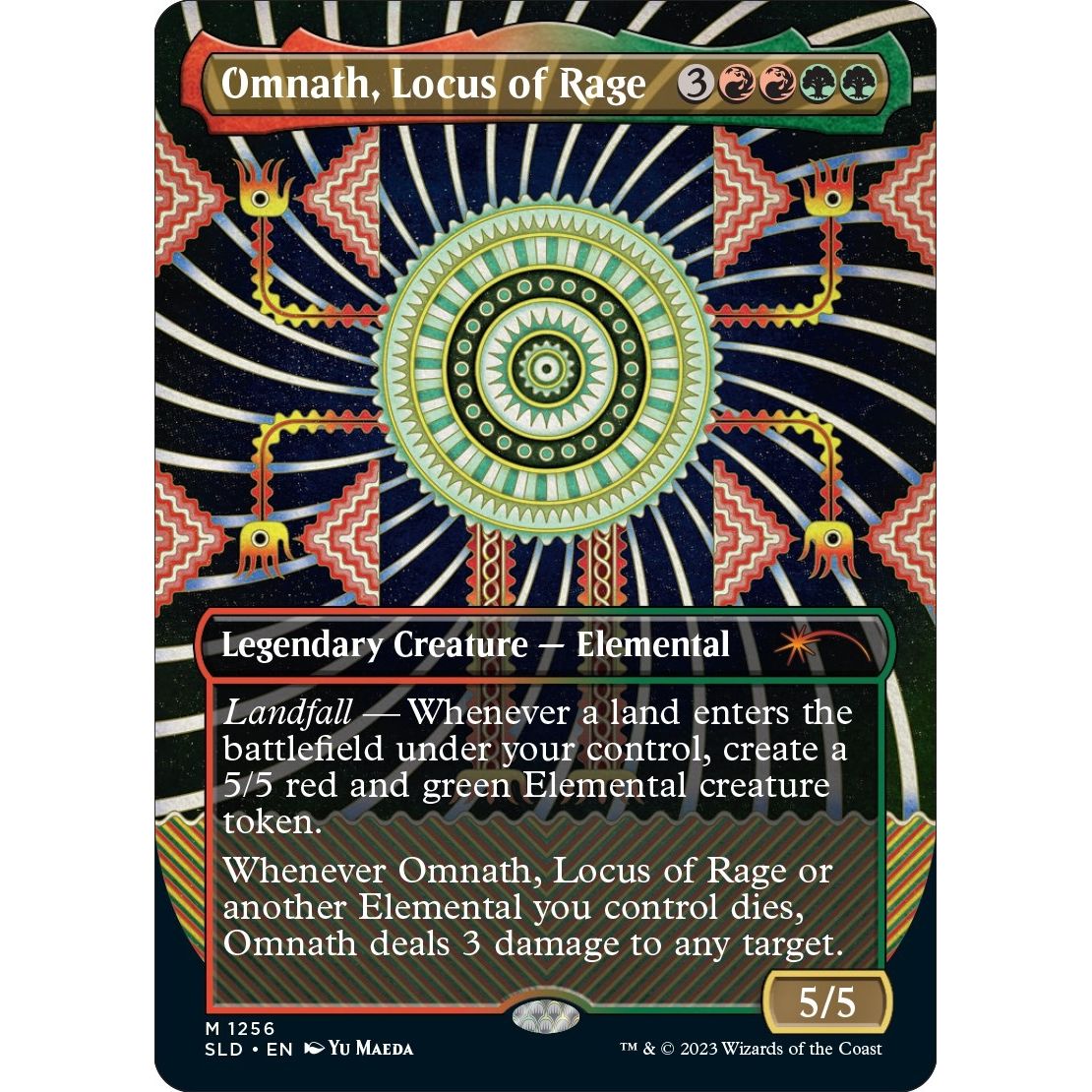 Image for Omnath, Locus of Rage (1256) (SLD) - Magic: The Gathering