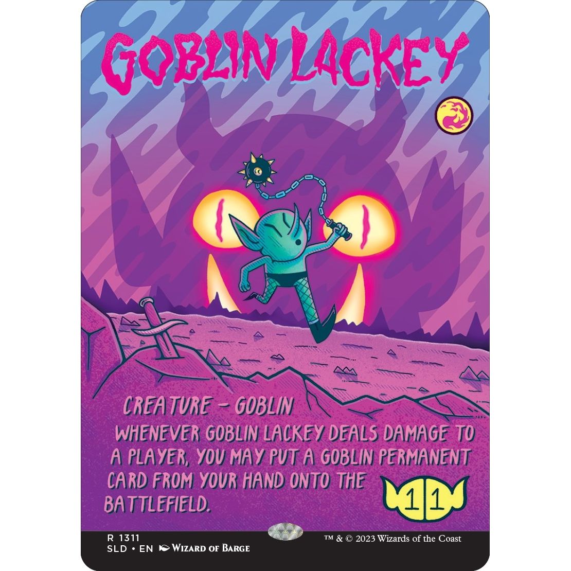 Image for Goblin Lackey (1311) (1311) (SLD) - Magic: The Gathering