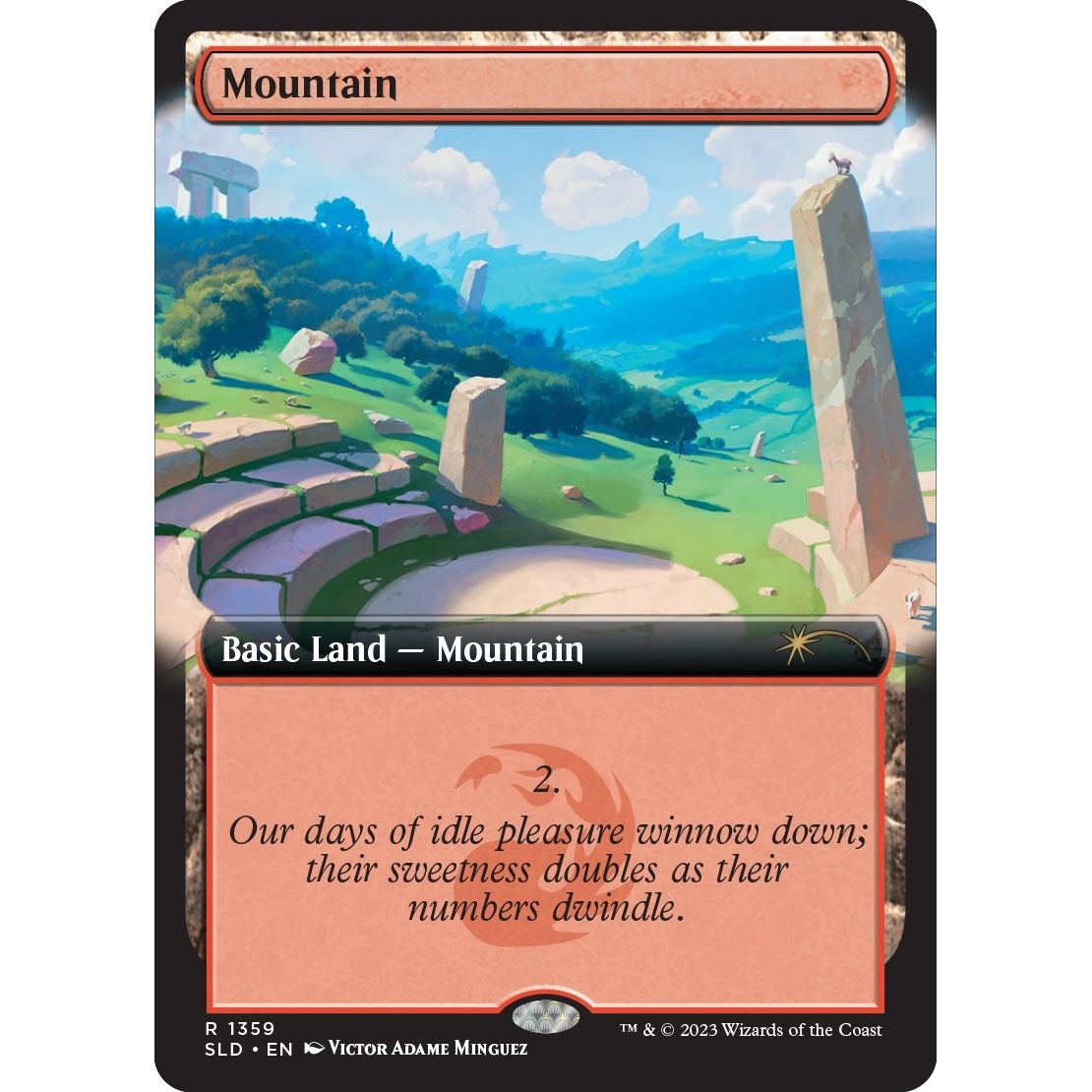 Image for Mountain (1359) (1359) (SLD) - Magic: The Gathering