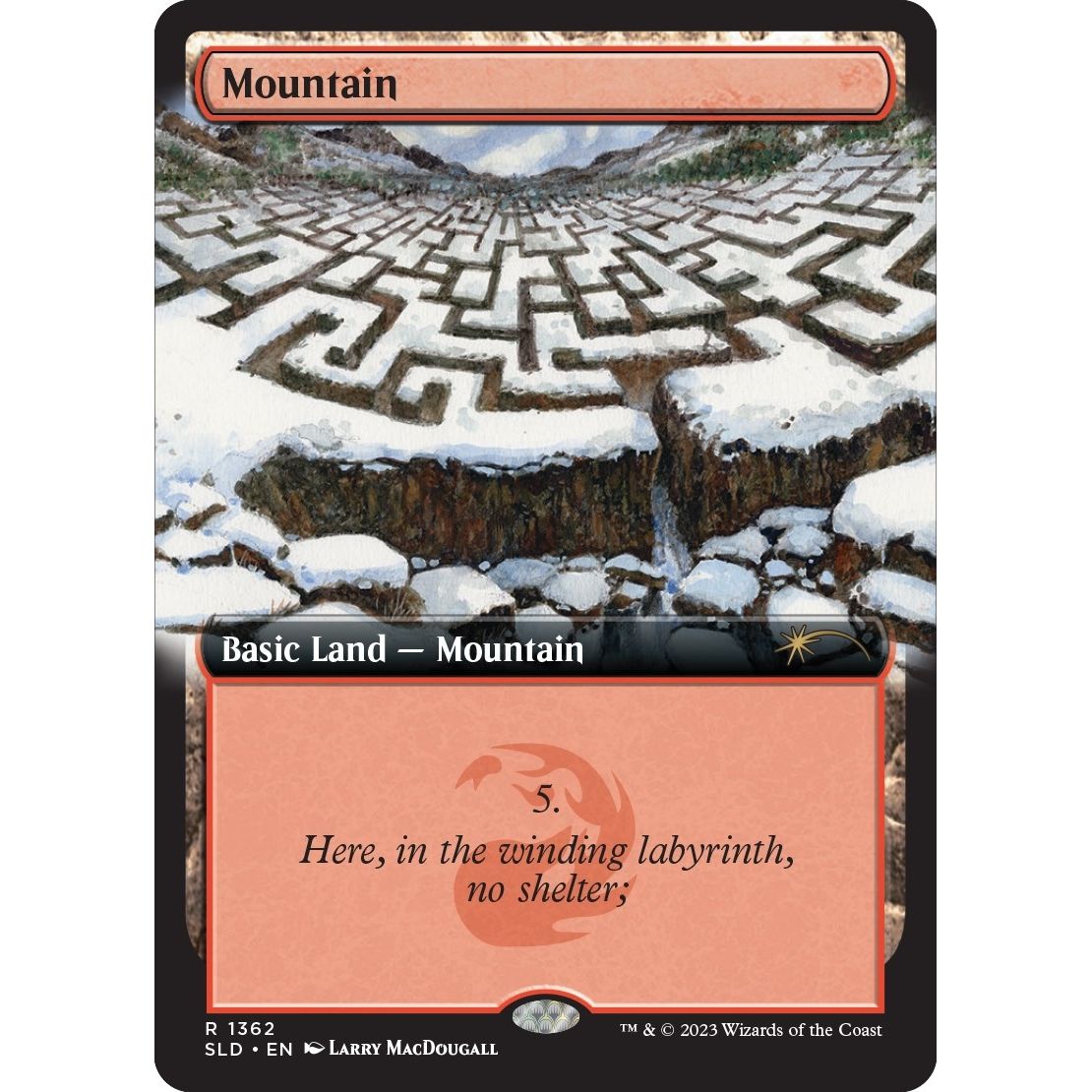 Image for Mountain (1362) (1362) (SLD) - Magic: The Gathering