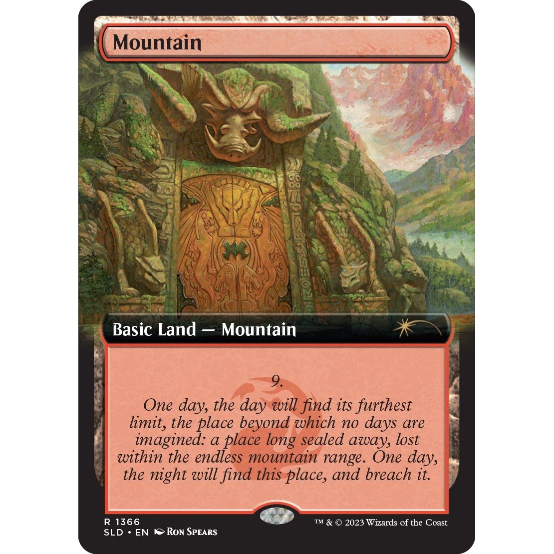 Image for Mountain (1366) (1366) (SLD) - Magic: The Gathering