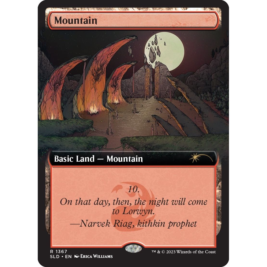 Image for Mountain (1367) (1367) (SLD) - Magic: The Gathering