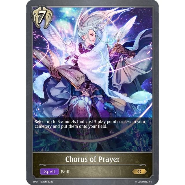 Image for Chorus of Prayer (BP01-132EN) (BP01) - Shadowverse: Evolve