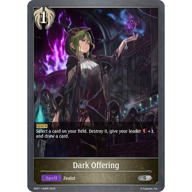 Image for Dark Offering (BP01-140EN) (BP01) - Shadowverse: Evolve