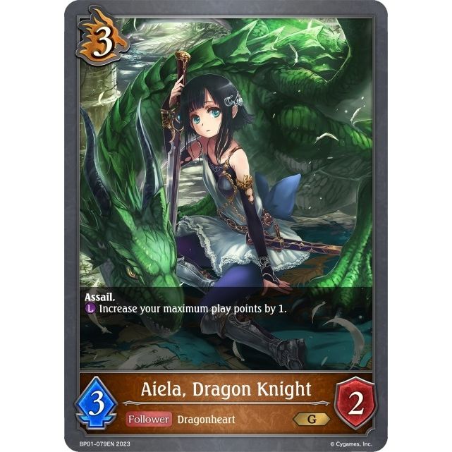 Image for Aiela, Dragon Knight (BP01-079EN) (BP01) - Shadowverse: Evolve