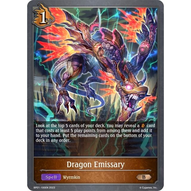 Image for Dragon Emissary (BP01-100EN) (BP01) - Shadowverse: Evolve