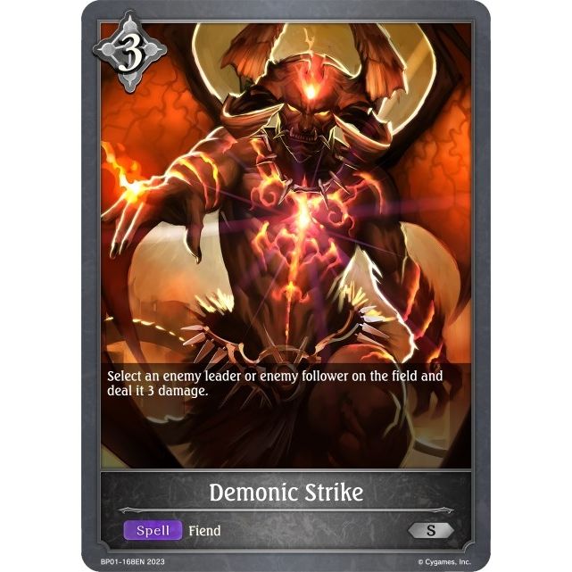Image for Demonic Strike (BP01-168EN) (BP01) - Shadowverse: Evolve