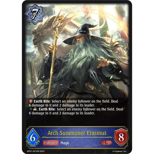 Image for Arch Summoner Erasmus (BP01-051EN) (BP01) - Shadowverse: Evolve