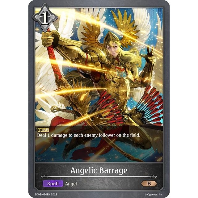 Image for Angelic Barrage (SD03-020EN) (SD03) - Shadowverse: Evolve