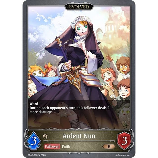 Image for Ardent Nun (Evolved) (SD06-010EN) (SD06) - Shadowverse: Evolve