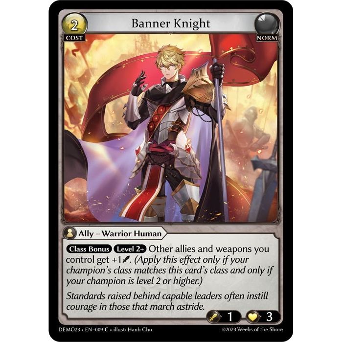 Image for Banner Knight (009) (DEMO23) - Grand Archive TCG