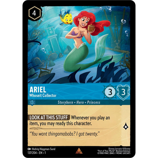 Image for Ariel - Whoseit Collector (137/204) (1) - Disney Lorcana