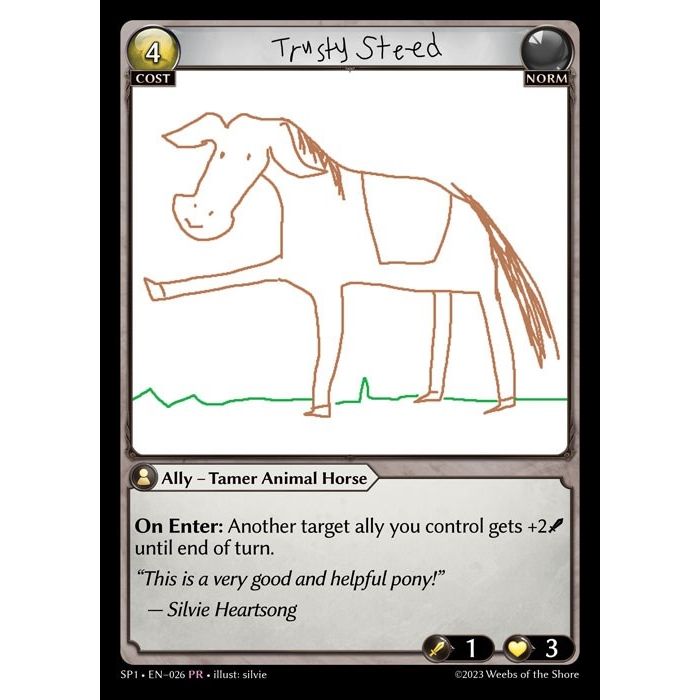 Image for Trusty Steed (026) (SP1) - Grand Archive TCG