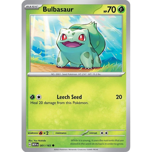 Image for Bulbasaur (001/165) (MEW) - Pokemon
