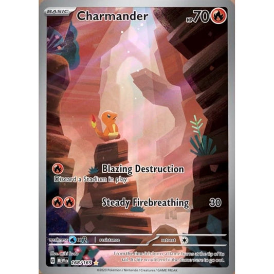 Image for Charmander (168/165) (MEW) - Pokemon