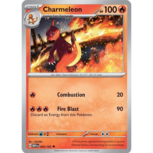 Image for Charmeleon (005/165) (MEW) - Pokemon